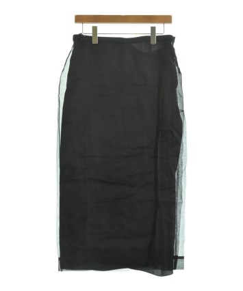 GUCCI 未使用タグ付き デッドストック フレアロングスカート 黒 XL相当 GUCCI（グッチ）ロング・マキシ丈スカート 黒 サイズ:40(M位