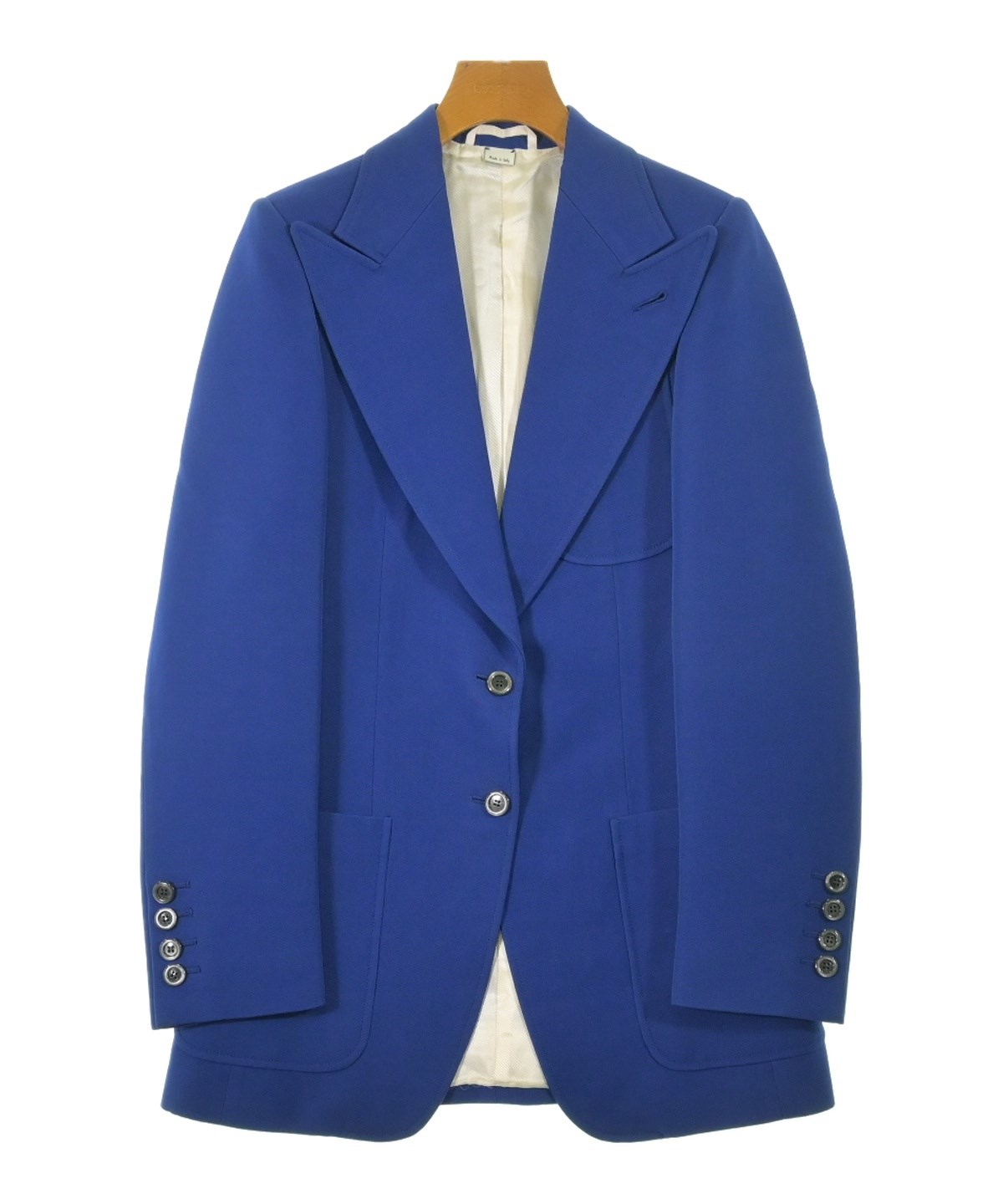 GUCCI（グッチ）テーラードジャケット 青 サイズ:38(S位
