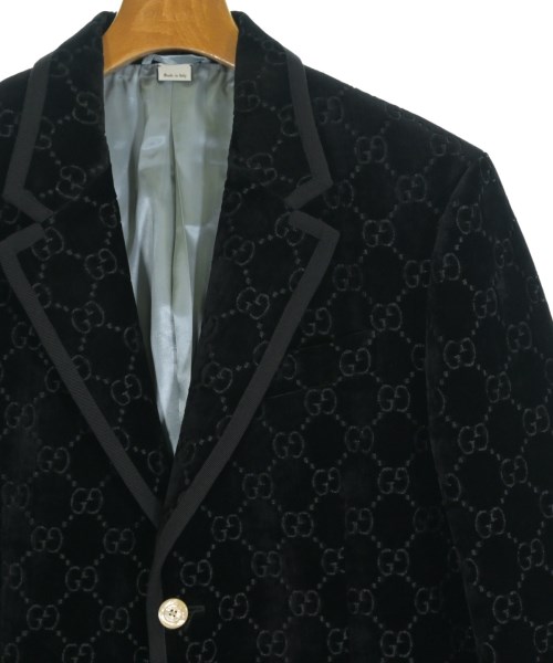 GUCCI（グッチ）テーラードジャケット 黒 サイズ:46(M位) メンズ/2200552726016