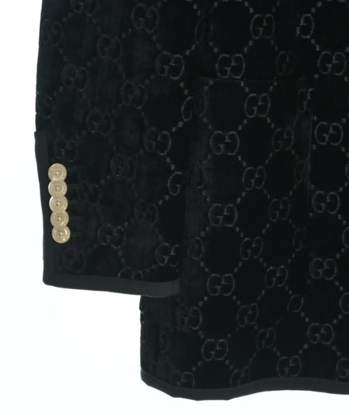 GUCCI（グッチ）テーラードジャケット 黒 サイズ:46(M位) メンズ/2200552726016