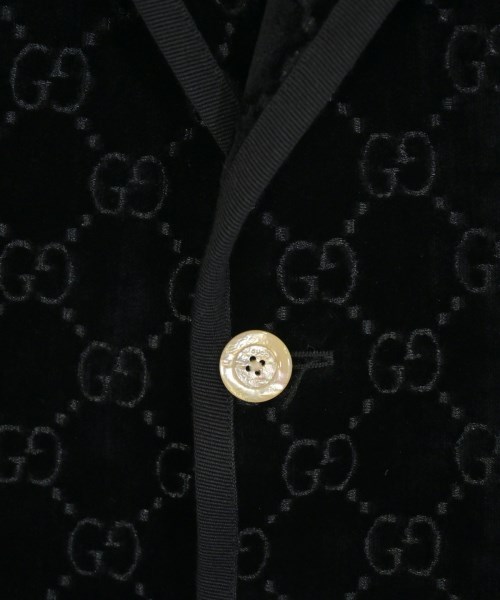 GUCCI（グッチ）テーラードジャケット 黒 サイズ:46(M位) メンズ/2200552726016