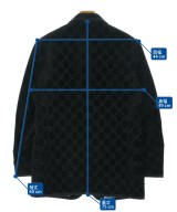 GUCCI（グッチ）テーラードジャケット 黒 サイズ:46(M位) メンズ/2200552726016