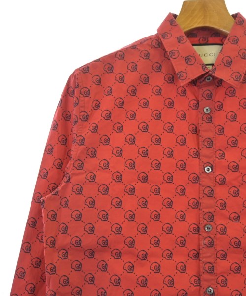GUCCI（グッチ）カジュアルシャツ 赤 サイズ:40(L位) メンズ/2200621707052