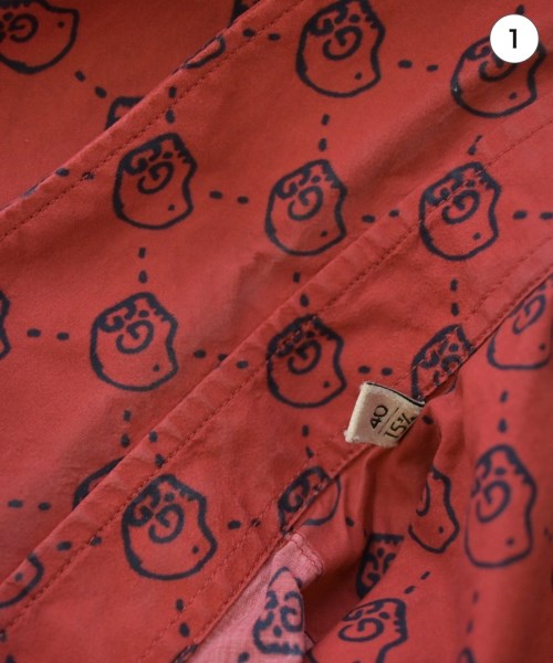 GUCCI（グッチ）カジュアルシャツ 赤 サイズ:40(L位) メンズ/2200621707052