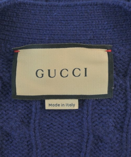 GUCCI（グッチ）カーディガン 紺 サイズ:M メンズ/2200622274010
