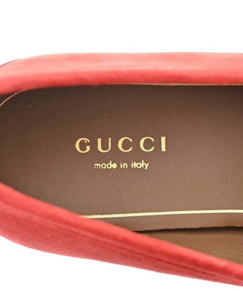 GUCCI（グッチ）ドレスシューズ/ローファー 赤 サイズ:EU37(23.5cm位) レディース/2200620929141