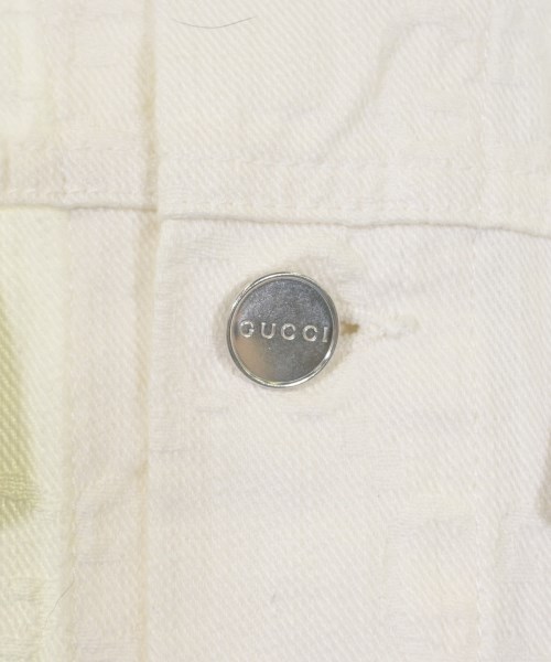 GUCCI（グッチ）デニムジャケット 白 サイズ:48(L位) メンズ/2200622487021