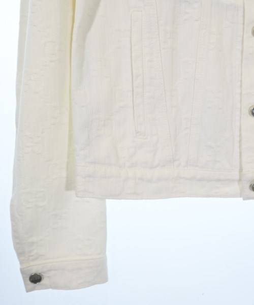 GUCCI（グッチ）デニムジャケット 白 サイズ:48(L位) メンズ/2200622487021