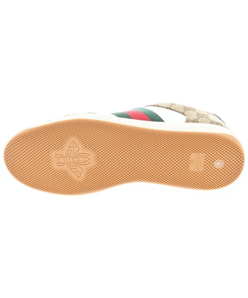 GUCCI（グッチ）スニーカー ベージュ サイズ:UK9(27.5cm位) メンズ/2200623413043