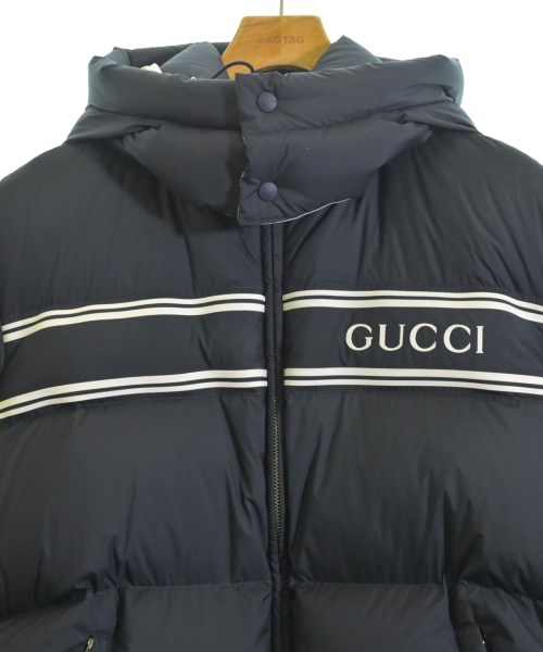 GUCCI（グッチ）ダウンジャケット/ダウンベスト 紺 サイズ:50(XL位) メンズ/2200623442012