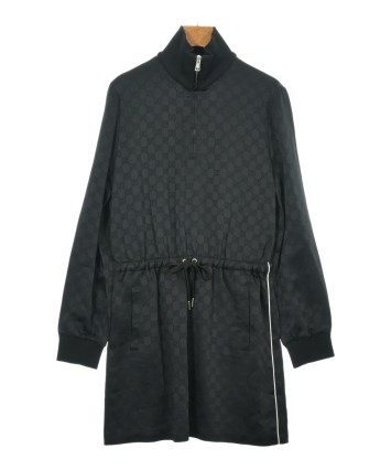 GUCCI ワンピース　ブラック 楽天市場】グッチ GUCCI ワンピース ブラック タイガーボタン 半袖