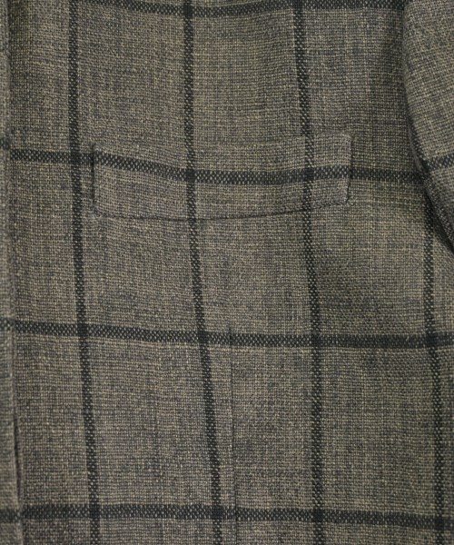 GUCCI（グッチ）ノーカラージャケット 茶 サイズ:38(S位) レディース/2200623526057