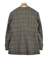 GUCCI（グッチ）ノーカラージャケット 茶 サイズ:38(S位) レディース/2200623526057