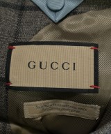 GUCCI（グッチ）ノーカラージャケット 茶 サイズ:38(S位) レディース/2200623526057