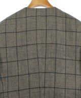 GUCCI（グッチ）ノーカラージャケット 茶 サイズ:38(S位) レディース/2200623526057