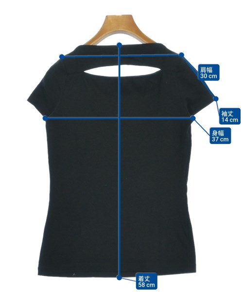 GUCCI（グッチ）Tシャツ・カットソー 黒 サイズ:XS レディース/2200623400074