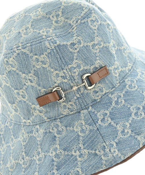 GUCCI（グッチ）ハット 青 サイズ:L メンズ/2200623928011