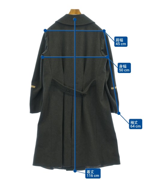 GUCCI（グッチ）チェスターコート グレー サイズ:54(XXL位) メンズ/2200623928028