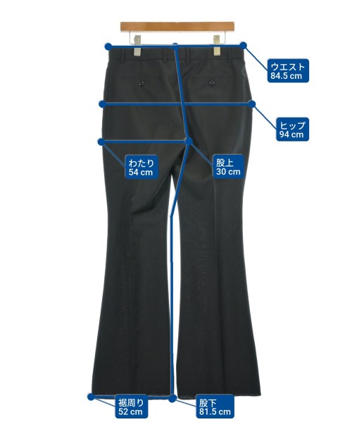 GUCCI（グッチ）スラックス 黒 サイズ:46(M位) メンズ/2200623928059