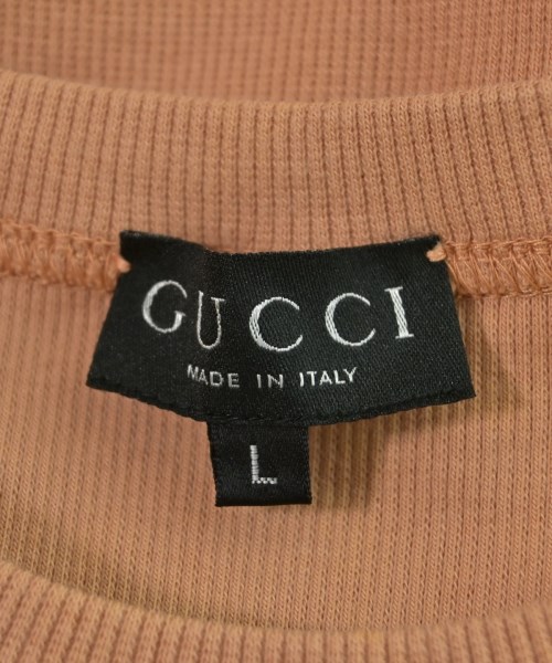 GUCCI（グッチ）Tシャツ・カットソー オレンジ サイズ:L レディース/2200624705017
