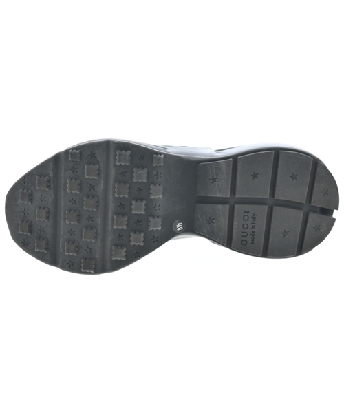 GUCCI（グッチ）スニーカー 黒 サイズ:UK8 1/2(27cm位) メンズ/2200623989050