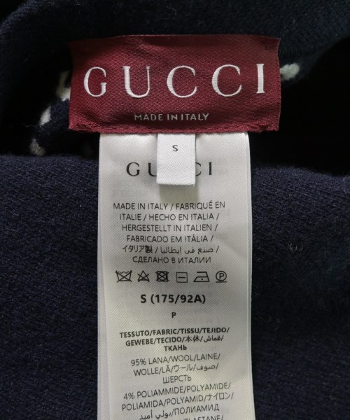 GUCCI（グッチ）ニット・セーター 紺 サイズ:S メンズ/2200626347024