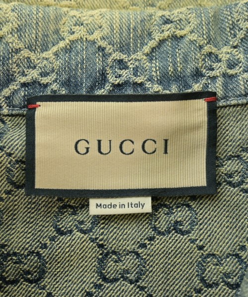 GUCCI（グッチ）デニムジャケット 黄 サイズ:38(S位) レディース/2200615045023