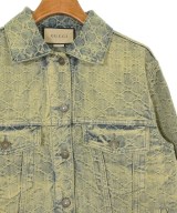 GUCCI（グッチ）デニムジャケット 黄 サイズ:38(S位) レディース/2200615045023