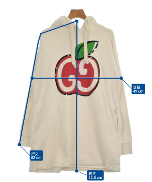 GUCCI（グッチ）パーカー 白 サイズ:XS レディース/2200626582067