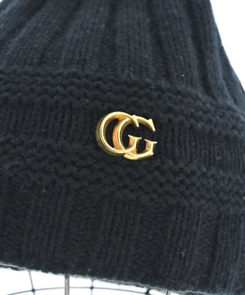 GUCCI（グッチ）ニットキャップ・ビーニー 黒 サイズ:- メンズ/2200626635183