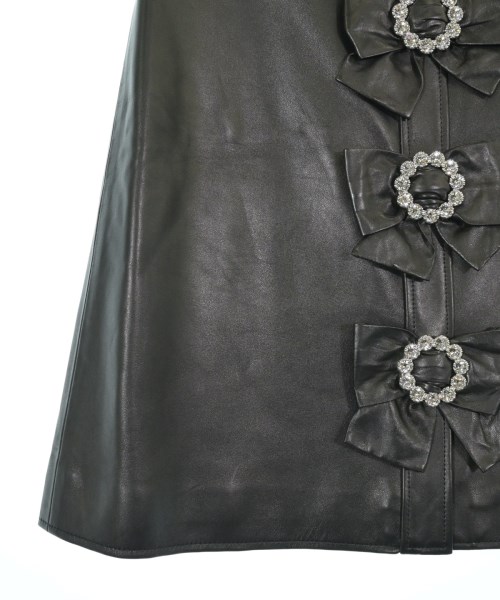 GUCCI（グッチ）ひざ丈スカート 黒 サイズ:36(XS位) レディース/2200626723033