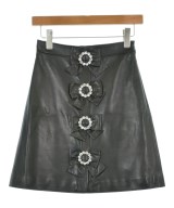 GUCCI（グッチ）ひざ丈スカート 黒 サイズ:36(XS位) レディース/2200626723033