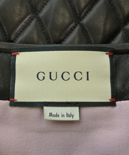 GUCCI（グッチ）ひざ丈スカート 黒 サイズ:36(XS位) レディース/2200626723040