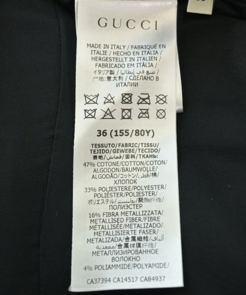 GUCCI（グッチ）ワンピース シルバー サイズ:36(XS位) レディース/2200626723057