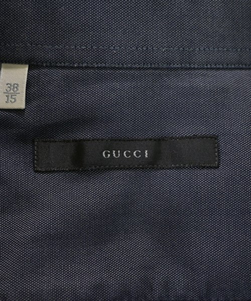 GUCCI（グッチ）ドレスシャツ 紺 サイズ:38(S位) メンズ/2200626779054