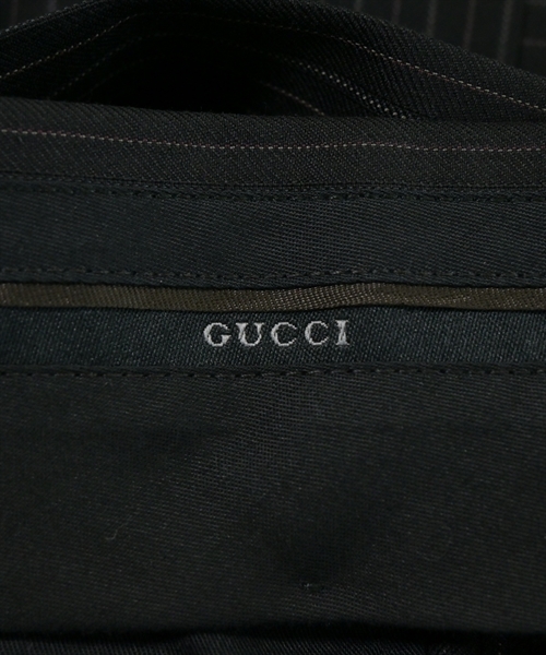 GUCCI（グッチ）スラックス 黒 サイズ:44(S位) メンズ/2200627406089