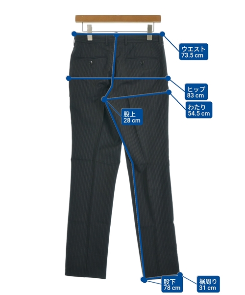 GUCCI（グッチ）スラックス 黒 サイズ:44(S位) メンズ/2200627406089