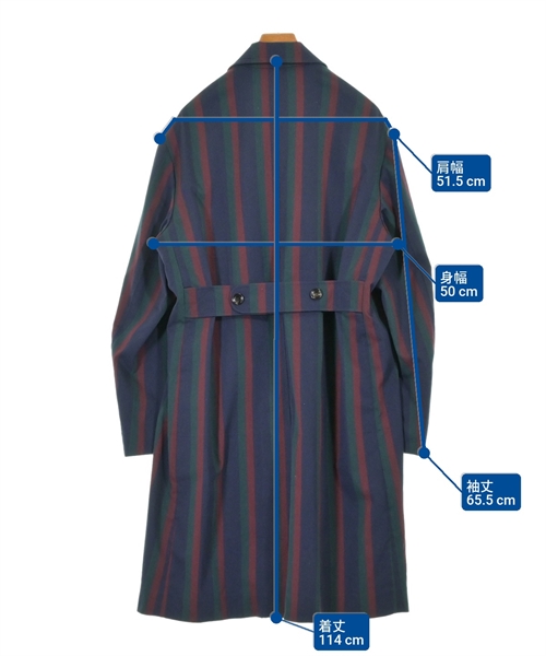 GUCCI（グッチ）チェスターコート 紺 サイズ:48(L位) メンズ/2200627565083