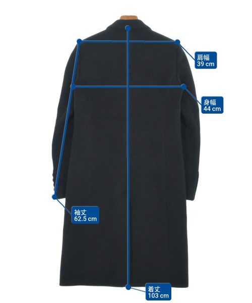 GUCCI（グッチ）チェスターコート 黒 サイズ:40(M位) レディース/2200627565090