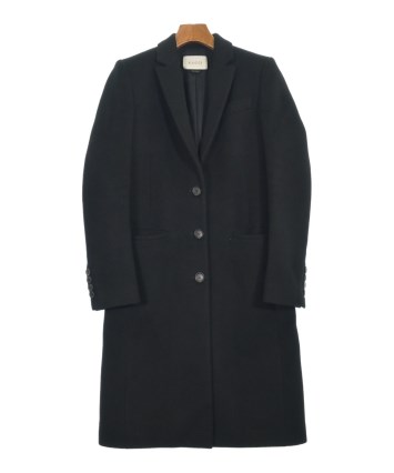 美品【GUCCI 】黒 チェスターコート パールボタン　size40細身 GUCCI（グッチ）チェスターコート 黒 サイズ:40(M位) レディース