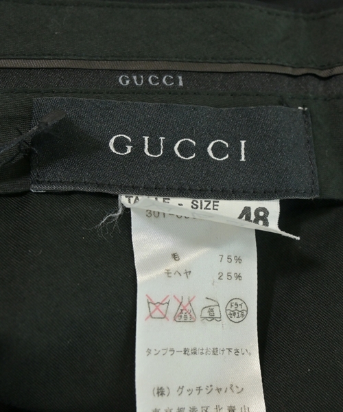 GUCCI（グッチ）スラックス 黒 サイズ:48(L位) メンズ/2200627565151