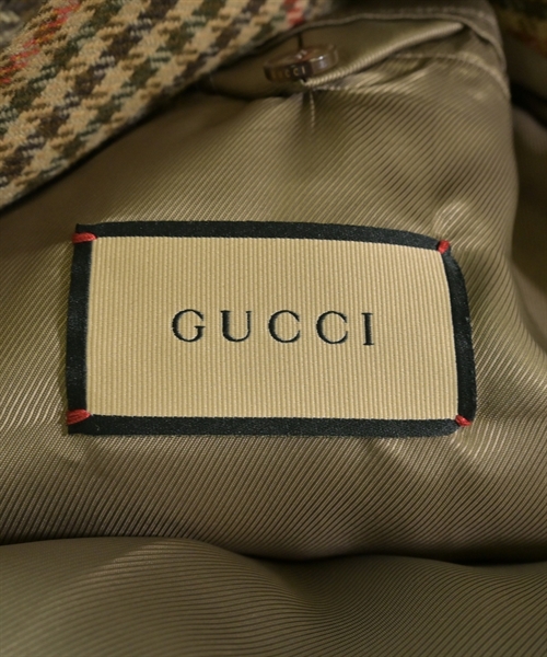 GUCCI（グッチ）ステンカラーコート ベージュ サイズ:46(M位) メンズ/2200627900013