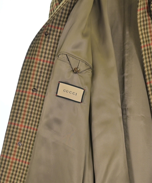 GUCCI（グッチ）ステンカラーコート ベージュ サイズ:46(M位) メンズ/2200627900013