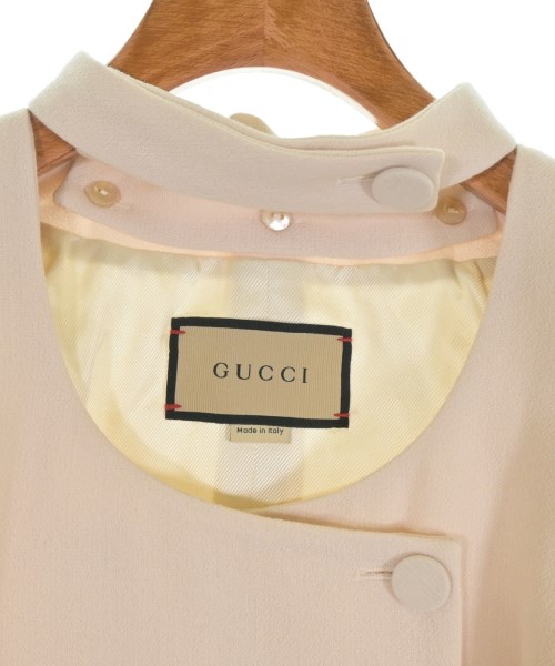 GUCCI（グッチ）ノーカラージャケット ピンク サイズ:38(S位) レディース/2200627959059