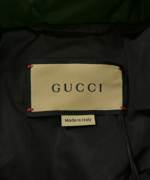 GUCCI（グッチ）ダウンジャケット/ダウンベスト 緑 サイズ:48(L位) メンズ/2200628540010