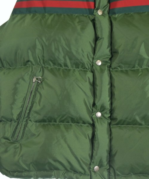 GUCCI（グッチ）ダウンジャケット/ダウンベスト 緑 サイズ:48(L位) メンズ/2200628540010
