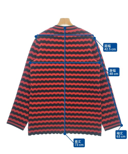 GUCCI（グッチ）カーディガン 赤 サイズ:-(M位) レディース/2200616755051