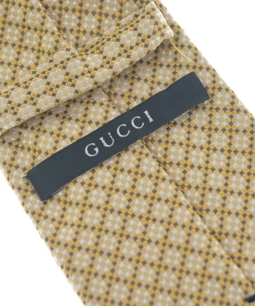 GUCCI（グッチ）ネクタイ 黄 サイズ:- メンズ/2200627759208