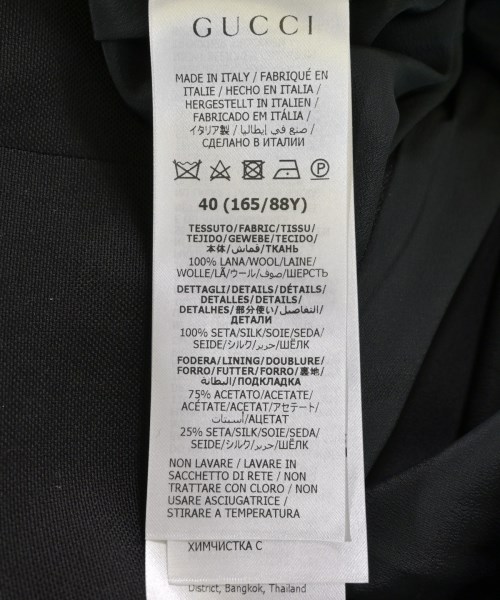 GUCCI（グッチ）ワンピース 黒 サイズ:40(M位) レディース/2200629319080