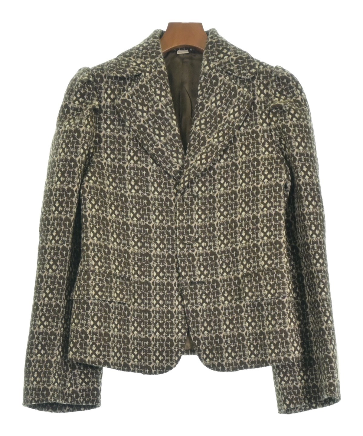 GUCCI（グッチ）テーラードジャケット ベージュ サイズ:46(M位) メンズ